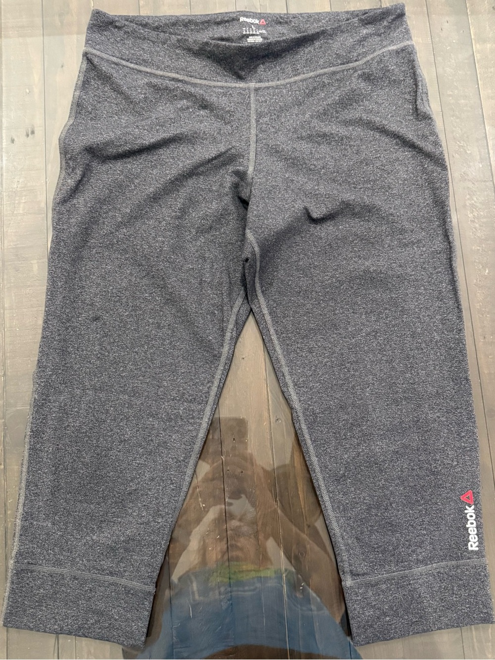 Reebok Kids' Dark Gray Capri Active Leggings